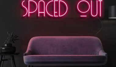 custom neon lights in modern homes