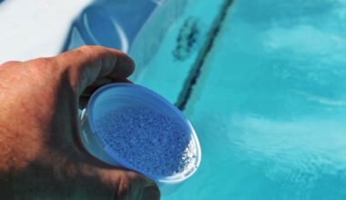 using chlorine tablets in pools and bromine tablets in hot tubs