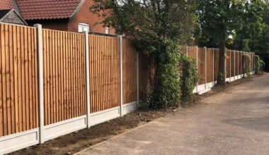 the right fence panels