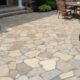 using flagstone concrete stamp stone pavers for your patio