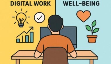 balancing productivity and well being in a digital first world