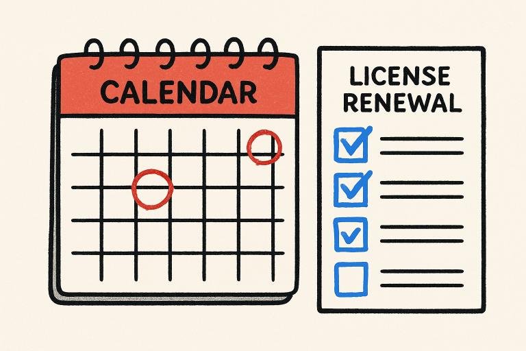 renewing contractor licenses