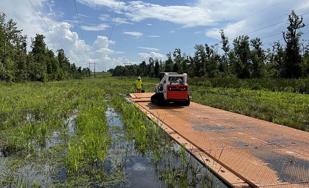 why construction mats matter most in wetlands and soft soils