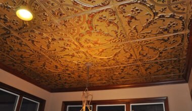 how to choose and install metal tiles for a unique ceiling look