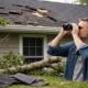 how to tell if your roof was damaged in the last storm without climbing a ladder