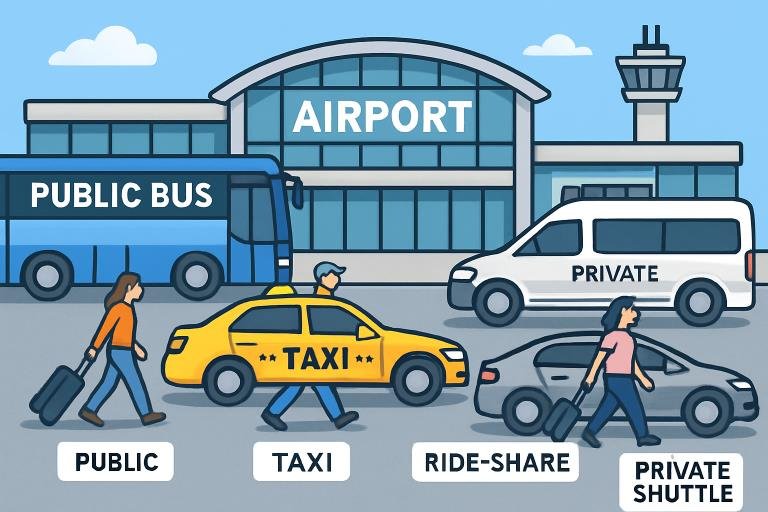 how to choose the right airport transportation for stress free travel