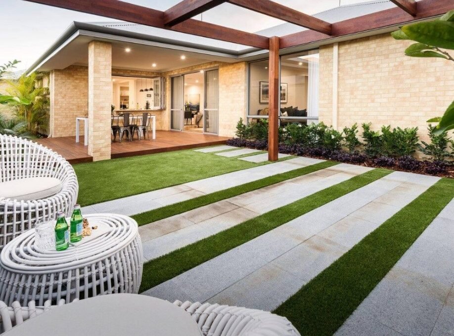 large format vs standard pavers