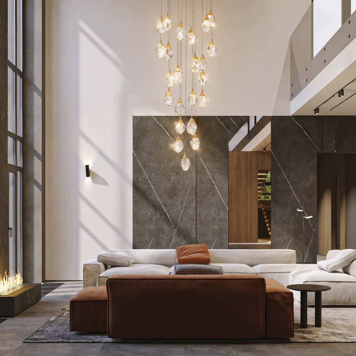 modern lighting ideas for outdoor spaces, statement rooms, and high ceilings 3