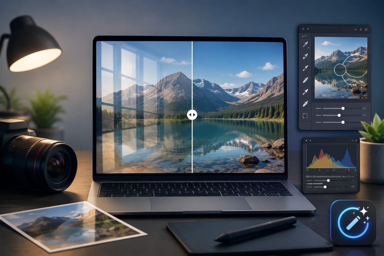 removing unwanted reflections essential photo editing tips for beginners