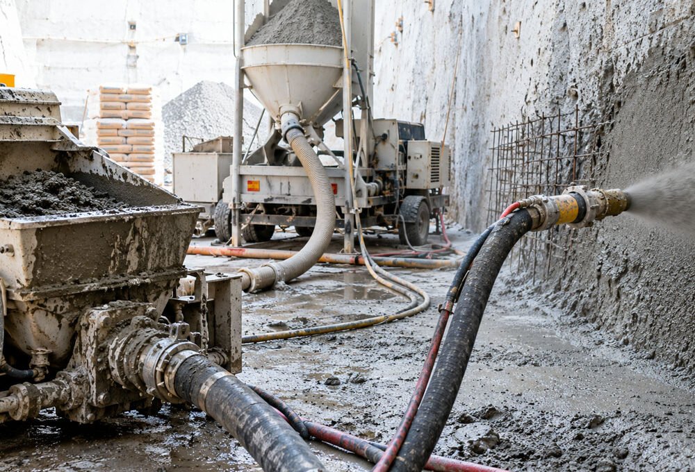 wet mix vs dry mix shotcrete